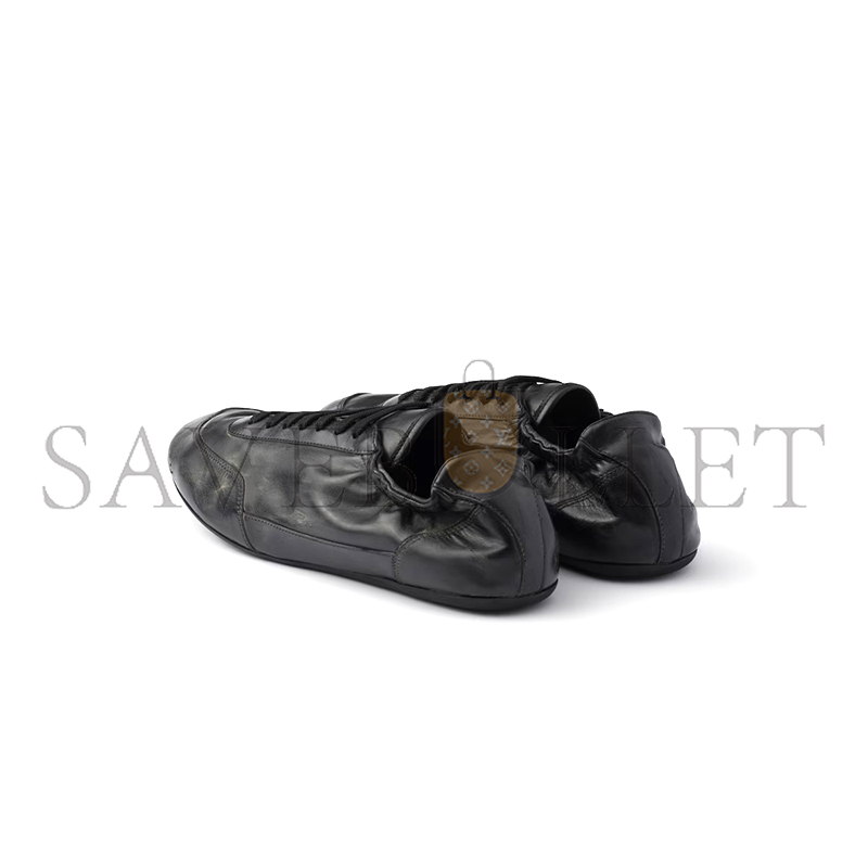 PRADA COLLAPSE LEATHER SNEAKERS 2EG479